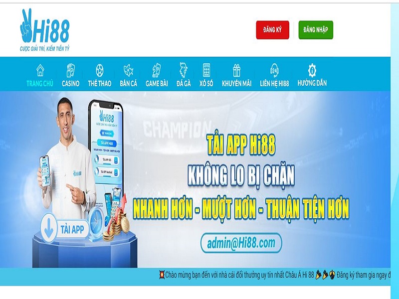 Hi88 uy tín, công bằng trong cá cược