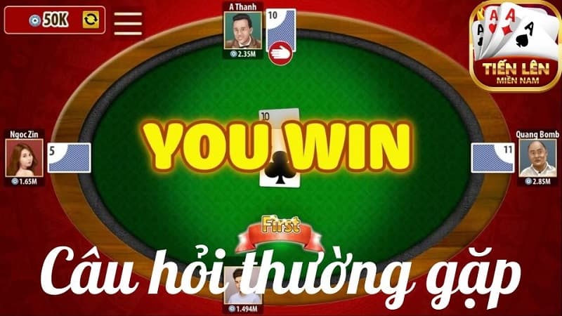 Những câu hỏi phổ biến  khi chơi game bài